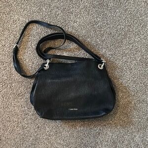 Calvin Klein Black Shoulder Bag with Strap